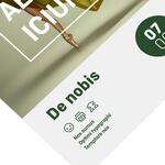 Papier-Flyer mit einseitiger Lackierung.