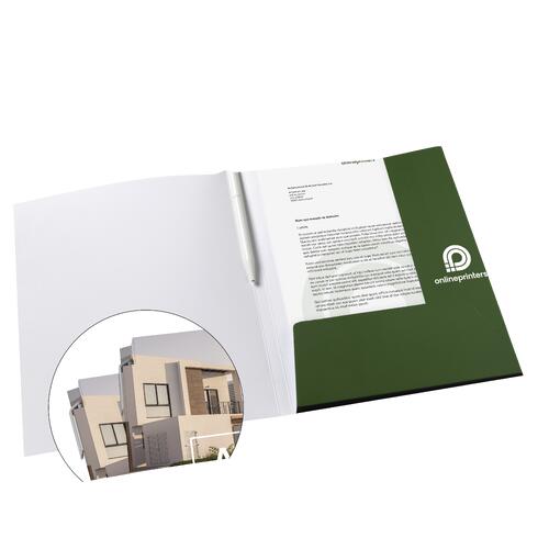 Papier-Mappe mit Stiftehalterung