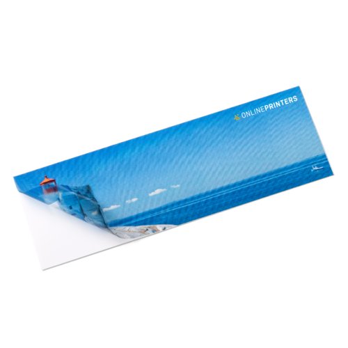 Statisch haftende, transparente Folien-Aufkleber.