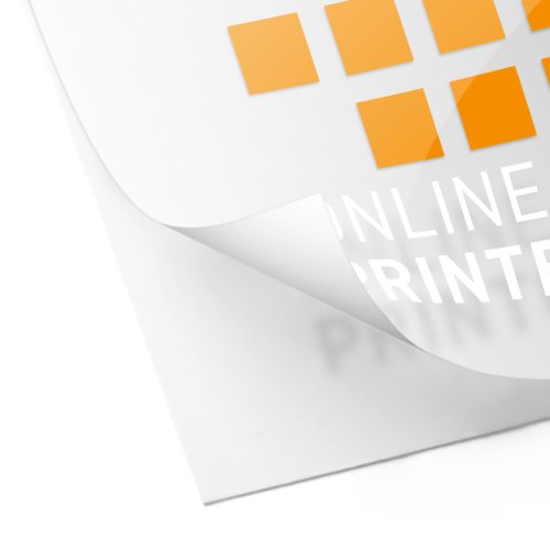 Transparente Werbeaufkleber mit Weißdruck 2