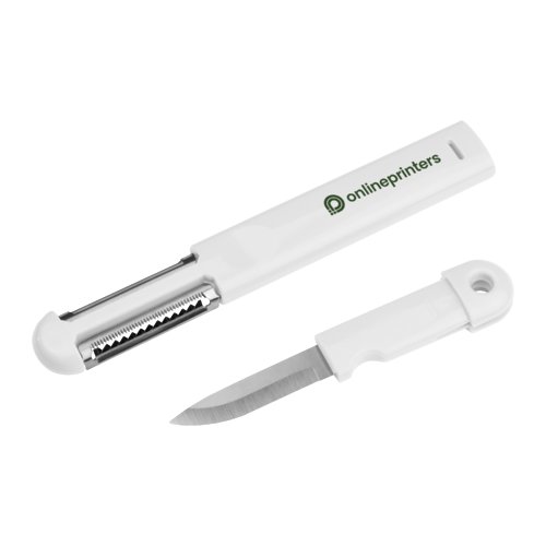 Weier 3-in-1 Schler aus Kunststoff mit Messer.
