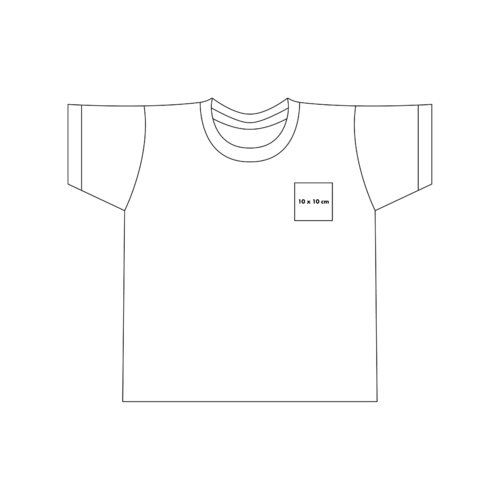 Baumwoll-T-Shirt mit kurzen rmeln und Rundhalsausschnitt.