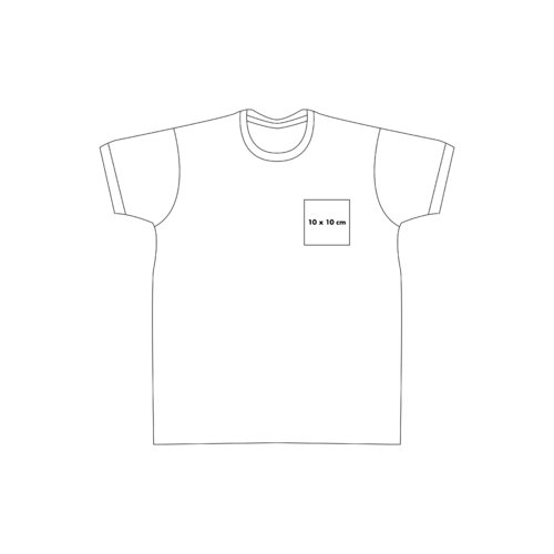 Baumwoll-T-Shirt mit kurzen rmeln und Rundhalsausschnitt.