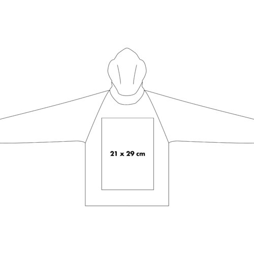 Sweatjacke mit durchgehendem Reiverschluss und Kapuze.