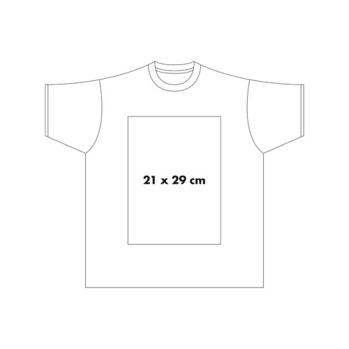 Einfarbiges T-Shirt aus schwerer Baumwolle mit kurzen rmeln.