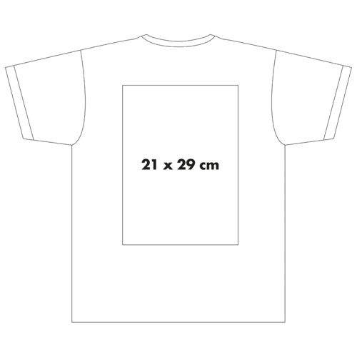 V-Ausschnitt T-Shirt aus Stoff mit kurzen rmeln.