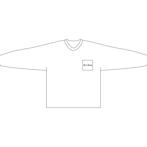 Baumwoll-Sweatshirt mit langen rmeln und Rundhalsausschnitt.