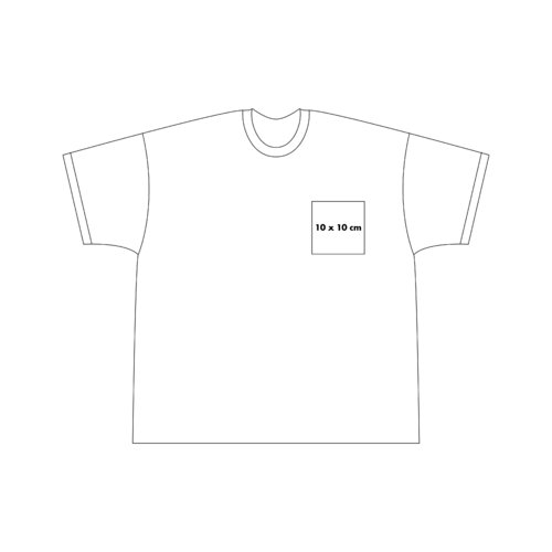 Baumwoll-T-Shirt mit kurzen rmeln und Rundhalsausschnitt.