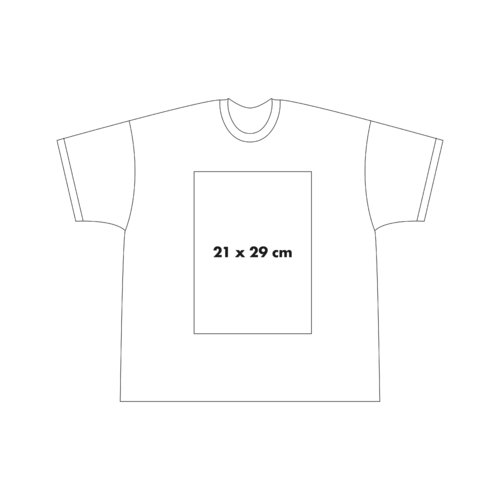 Baumwoll-T-Shirt mit kurzen rmeln und Rundhalsausschnitt.