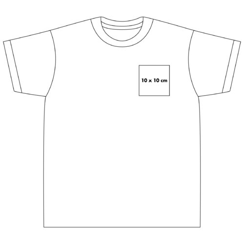 Baumwoll-T-Shirt mit kurzen rmeln und Rundhalsausschnitt.