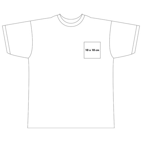 Baumwoll-T-Shirt mit kurzen rmeln und Rundhalsausschnitt.