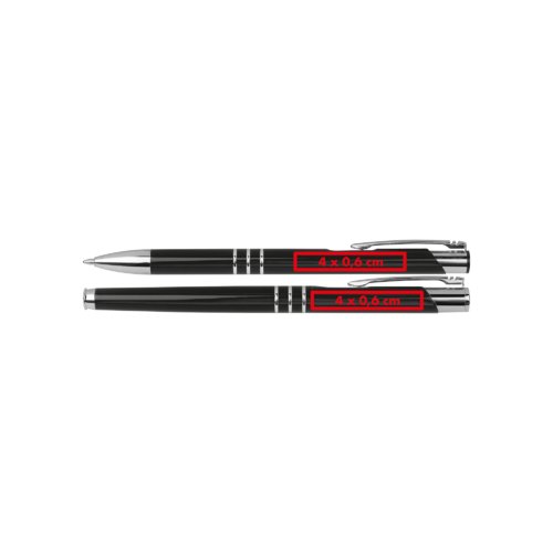 Schreibset mit Stift und Etui.