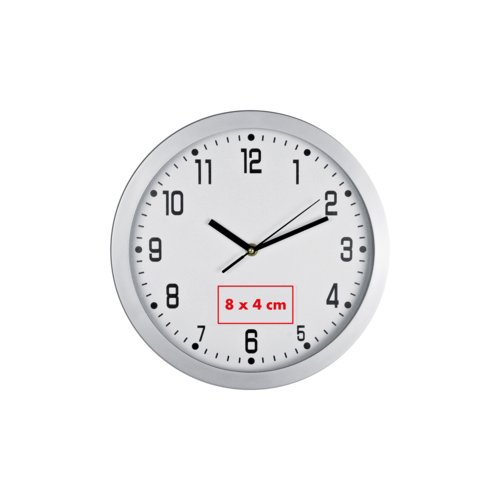 Wanduhr mit Stunden-, Minuten- und Sekundenzeiger.