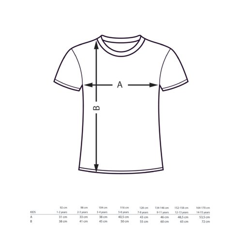 Baumwoll-T-Shirt mit Rundhalsausschnitt und kurzen rmeln.
