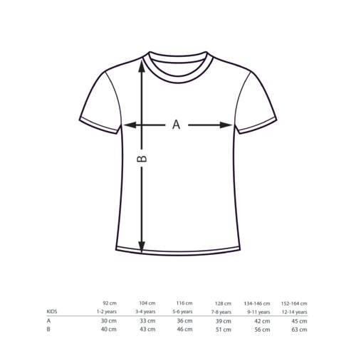 Baumwoll-T-Shirts mit kurzen rmeln und Rundhalsausschnitt.