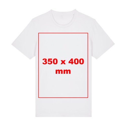 Weies Baumwoll-T-Shirt mit kurzen rmeln.