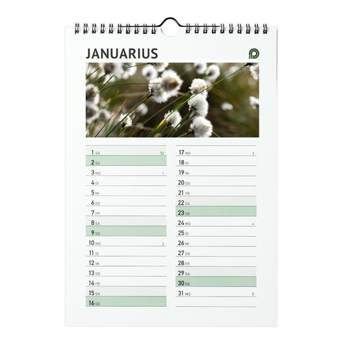 Wandkalender mit Spiralbindung, A5, 4/4-farbig 3