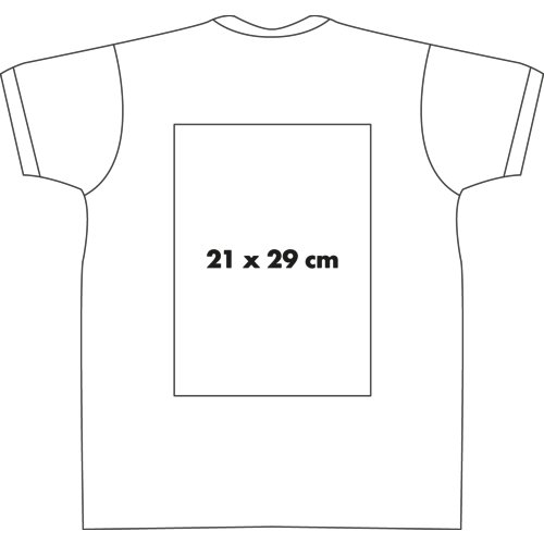 Baumwoll-T-Shirt fr Herren mit kurzen rmeln.