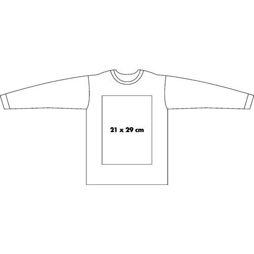Sweatshirt aus Stoff mit langen rmeln fr Herren.