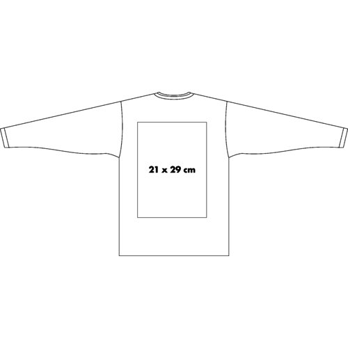 Sweatshirt aus Stoff mit langen rmeln fr Herren.