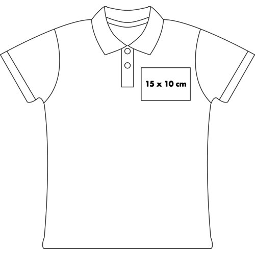Polohemd aus Baumwolle fr Damen mit Knopfleiste.
