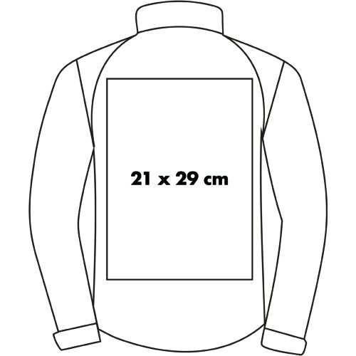 Softshelljacke fr Herren mit durchgehendem Reiverschluss und Seitentaschen.