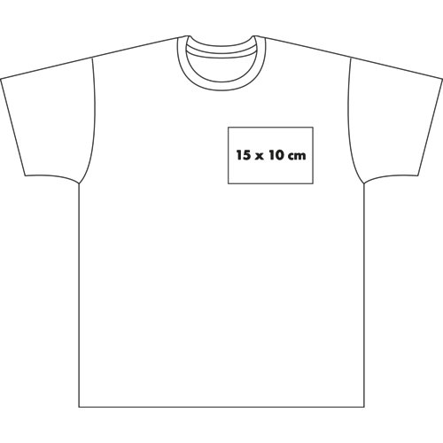 Baumwoll-T-Shirt fr Herren mit Rundhalsausschnitt.