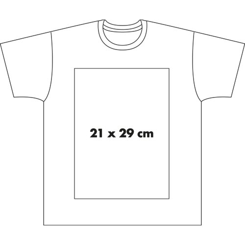 Baumwoll-T-Shirt fr Herren mit Rundhalsausschnitt und kurzen rmeln.