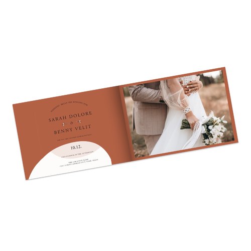 Hochzeitskarten mit partiellem UV-Lack, Hochformat, Maxi 4