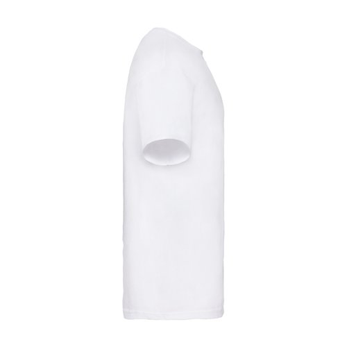 Weies Baumwoll-T-Shirt fr Herren mit kurzen rmeln.