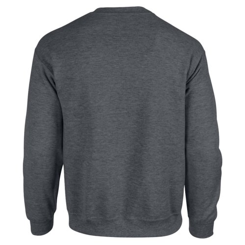 Grau meliertes Sweatshirt aus Baumwollmischung fr Herren.