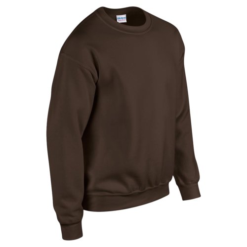 Dunkelbraunes Sweatshirt aus Baumwollmischgewebe fr Herren.