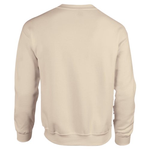 Sandfarbenes Herren-Sweatshirt aus Baumwollmischung mit langen rmeln.