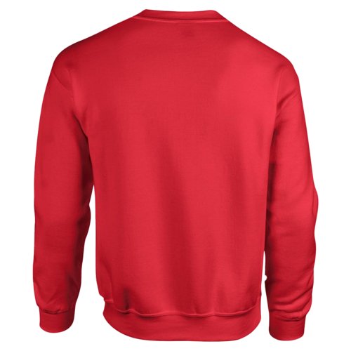Roter Herren-Sweatshirt aus Baumwollmischgewebe mit langen rmeln.