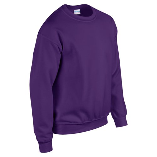 Violettes Sweatshirt aus Baumwollmischgewebe fr Herren.