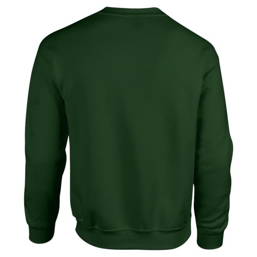 Dunkelgrnes Sweatshirt aus Baumwollmischgewebe fr Herren.