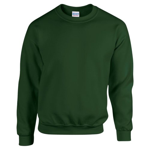 Dunkelgrnes Sweatshirt aus Baumwollmischung fr Herren.
