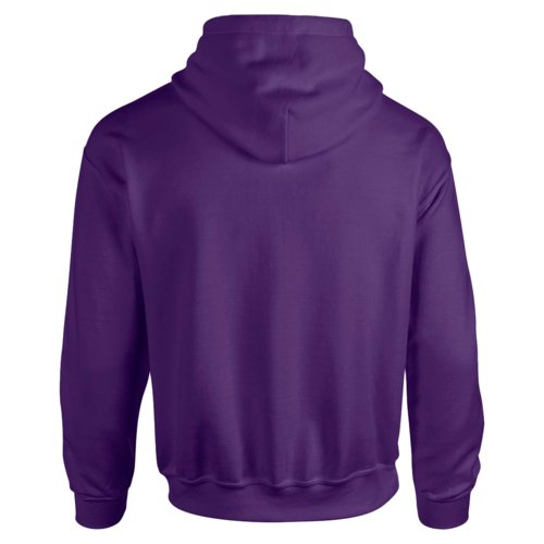 Violetter Hoodie aus Baumwollmischung mit Kapuze und Kngurutasche.