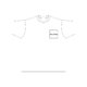 Weies Baumwoll-T-Shirt mit kurzen rmeln.