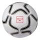 Weier Fuball in Turniergre aus Kunststoff.