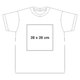 Weisses Baumwoll-T-Shirt fr Jungen mit kurzen rmeln und Rundhalsausschnitt.