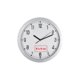 Wanduhr mit Stunden-, Minuten- und Sekundenzeiger.