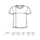 Baumwoll-T-Shirt mit Rundhalsausschnitt und kurzen rmeln.