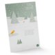 Adventskalender aus Papier zum Aufklappen mit mehreren T�rchen.