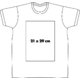 Weisses Baumwoll-T-Shirt fr Herren mit kurzen rmeln und Rundhalsausschnitt.