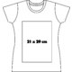 Baumwoll-T-Shirt fr Damen mit kurzem Arm.