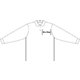 Langarm Poloshirt aus Stoff fr Herren mit Knopfleiste.