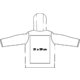 Regenjacke aus leichtem Material mit Kapuze fr Herren.