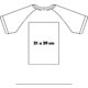 Weies Sport-T-Shirt aus Funktionsmaterial fr Herren.