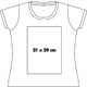 Baumwoll-T-Shirt fr Damen mit Rundhalsausschnitt und kurzen rmeln.